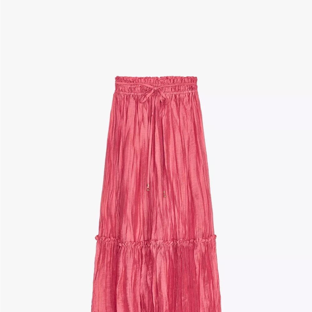 NWT XS Zara Pink Maxi Skirt